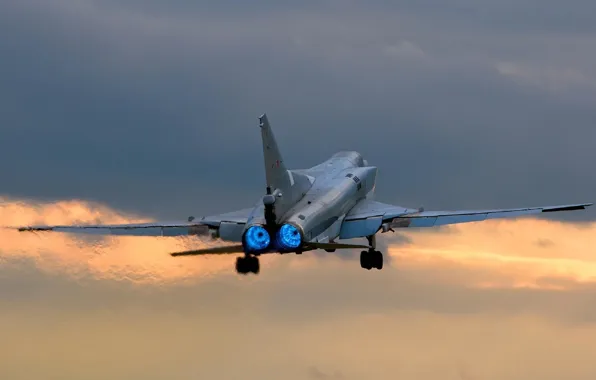 The plane, the rise, nozzle, Backfire, wing, supersonic, far, Tu-22M
