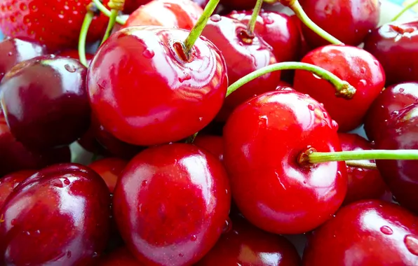 Cherry, berries, food, cherry