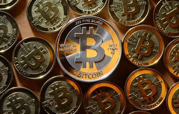 Logo, coins, coins, bitcoin, bitcoin