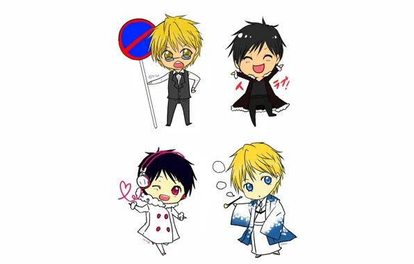 Children, guys, kids, boys, Durarara, Durarara, Shizuo Heiwajima, Of Izaya Orihara