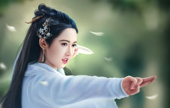 China, Girl, Girl, China, Fantasy, Asian, Illustration, Chinese