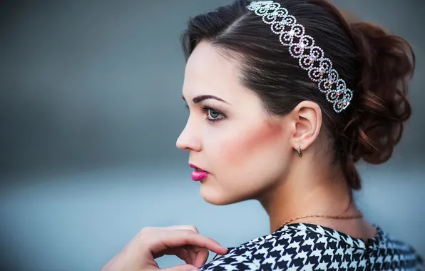 Portrait, profile, Nastya