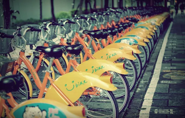 Tokyo, Parking, bike, bikes