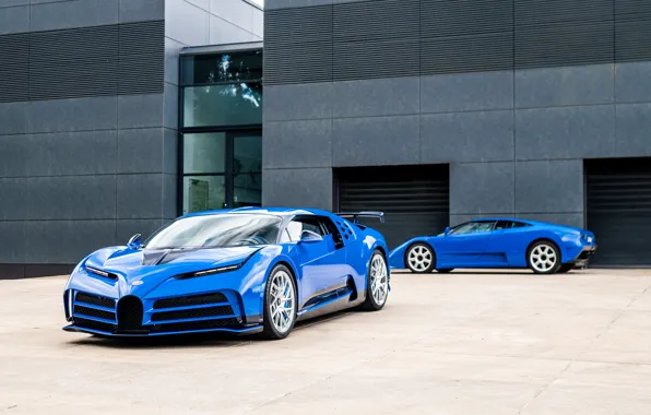 Bugatti, blue, Bugatti EB110 GT, EB 110, One hundred and ten, Bugatti Centodieci