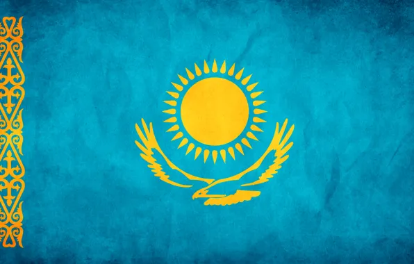 Picture freedom, flag, Kazakhstan