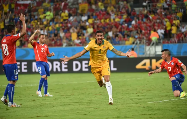 Picture Sport, Australia, Football, Brazil, Football, Australia, Sport, Player