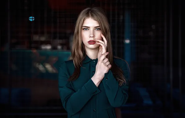 Look, pose, background, model, portrait, makeup, dress, hairstyle