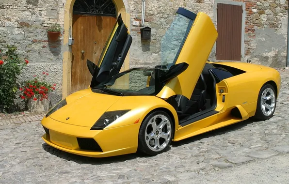 Lamborghini murcielago, Yellow, Lamba, Lamborghini.