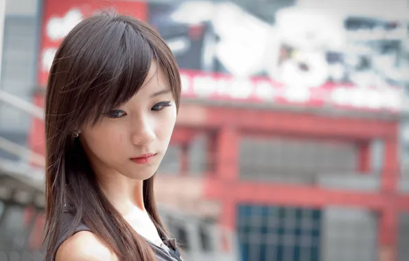 Girl, portrait, Asian, Natalie Shih