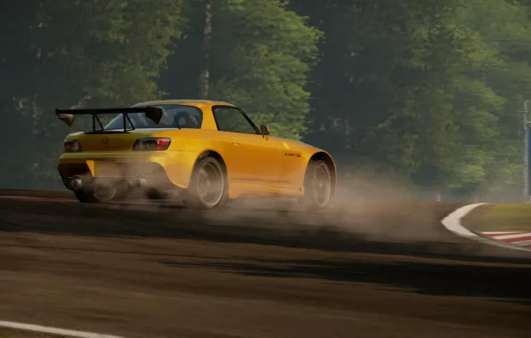 Road, smoke, track, honda, NFS, s2000, need for sped, Shift 2 Unleashed