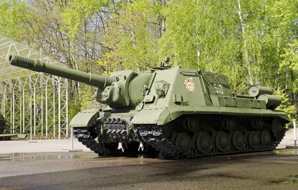 Installation, SAU, Soviet, SU-152, self-propelled artillery, heavy, times, The great Patriotic war