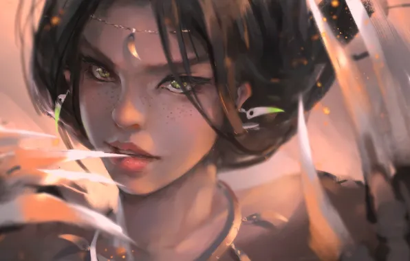 Picture girl, fantasy, art