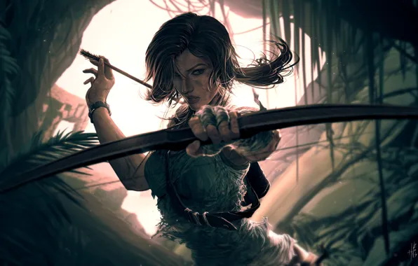 Picture Tomb Raider, Lara Croft, Characters, Lara, by Hue Vang, Hue Vang