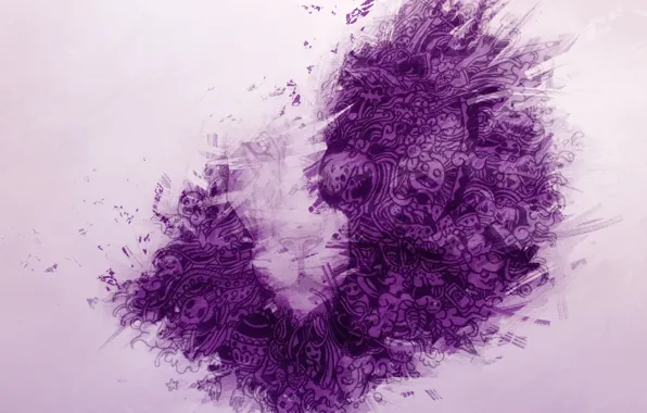 Figure, Leo, Purple