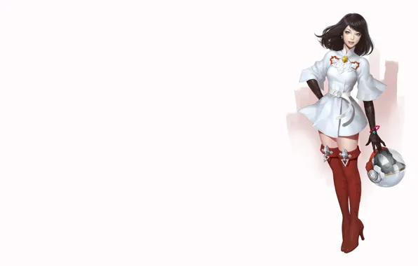 Girl, the game, anime, art, race, slam
