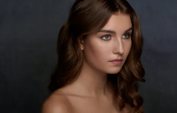 Face, background, model, hair, cutie, Jessica