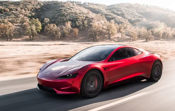 Roadster, speed, Tesla, 2020