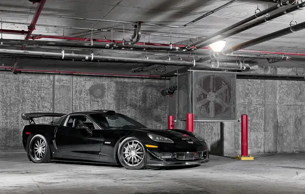 Parking, ventilation, corvette Z06 raptor