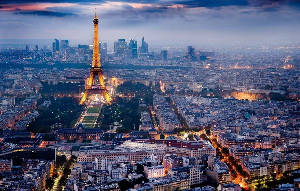 City, paris, eiffel tower