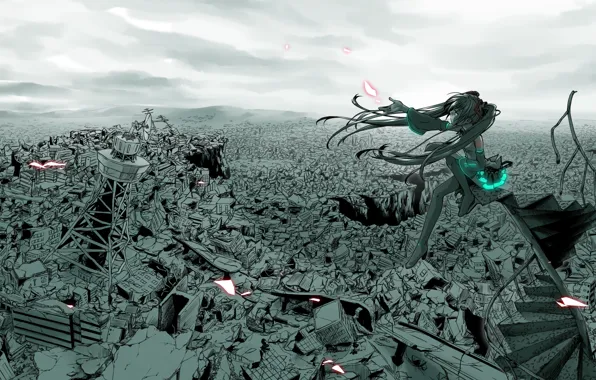 Picture the city, Disaster, vocaloid, hatsune miku