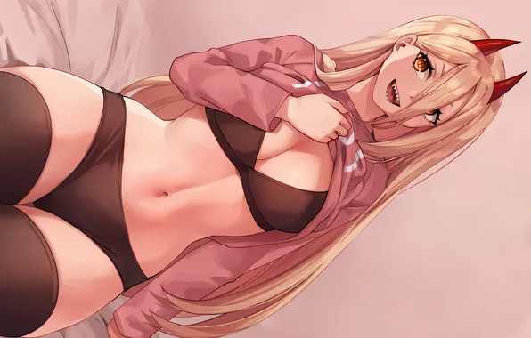 Girl, sexy, lingerie, Power, pantsu, bra, cleavage, panties