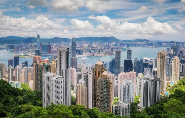 The city, Hong Kong, China