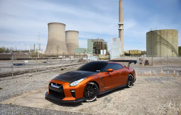 Picture GTR, Nissan, Clouds, Sky, R35, V6TT