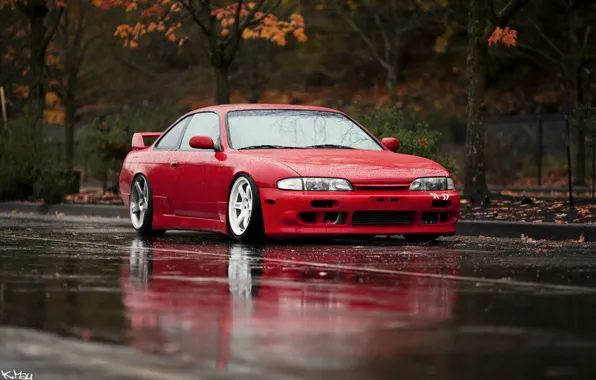 Picture nissan, turbo, red, japan, jdm, tuning, silvia, gtr