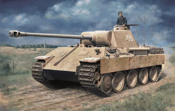 Germany, Tank, Tank weapon, Armor, Tanker, Command tank, Pz. V Panther