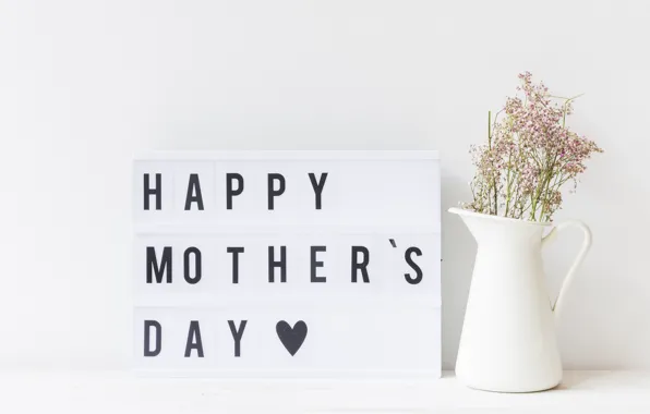 Flowers, vase, Holiday, women's day
