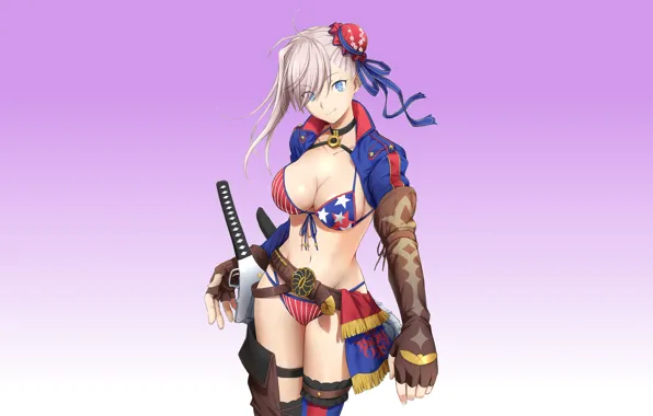 Girl, sexy, anime, babe, bikini, fate, clevage, fate series