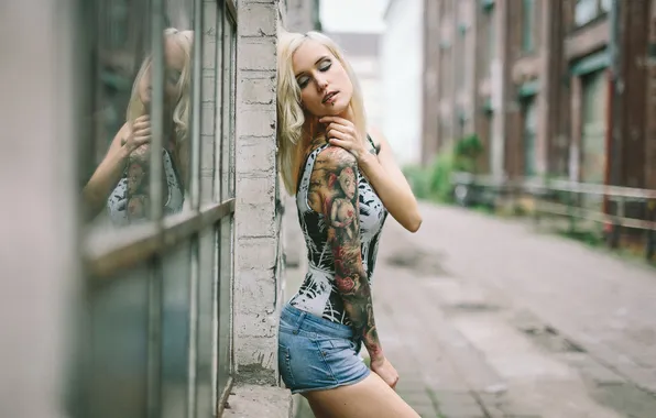 Girl, tattoo, Vanessa