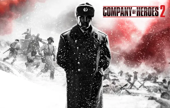 Picture soldiers, The Second World War, Company of Heroes 2, overcoat