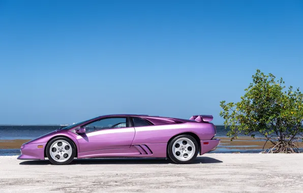 Lamborghini, Lambo, side view, Diablo, Lamborghini Diablo SE30