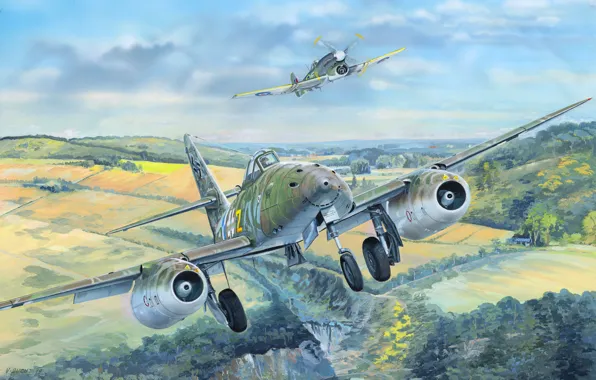 Messerschmitt, The Hawker Tempest, Swallow, Me 262A-1a, Me-262