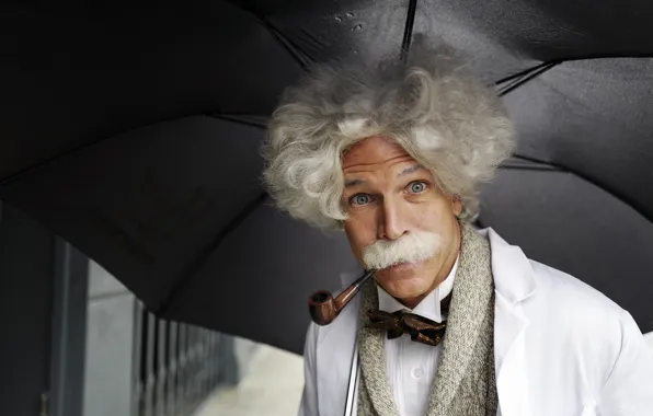 Look, umbrella, tube, male