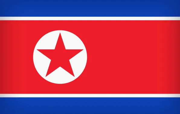 Flag, North Korea, Flag Of North Korea, North Korea Large Flag, North Korean Flag