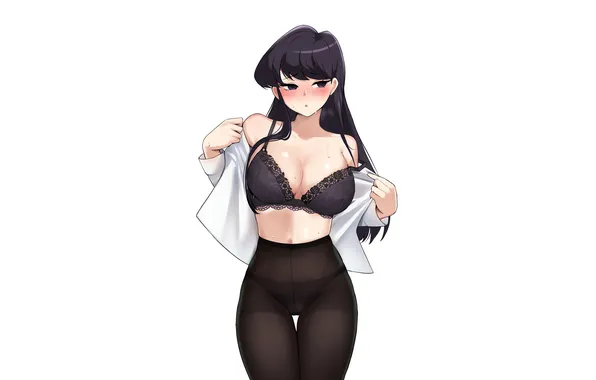 Girl, sexy, lingerie, pantsu, bra, cleavage, panties, long hair