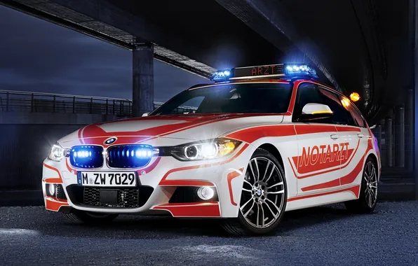 BMW, BMW, the front, 3 Series, Touring, Ambulance, M package