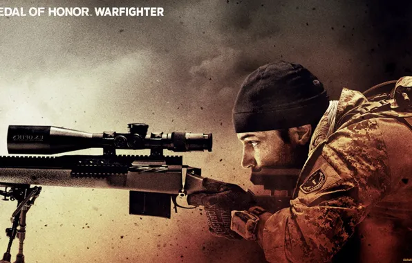 Picture sniper, sight, rifle, MoH, warfighter