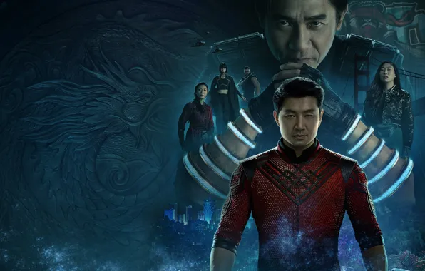 Poster, comic, MARVEL, Michelle Yeo, Michelle Yeoh, Simu Liu, Awkwafina, Shang Chi and the Legend …