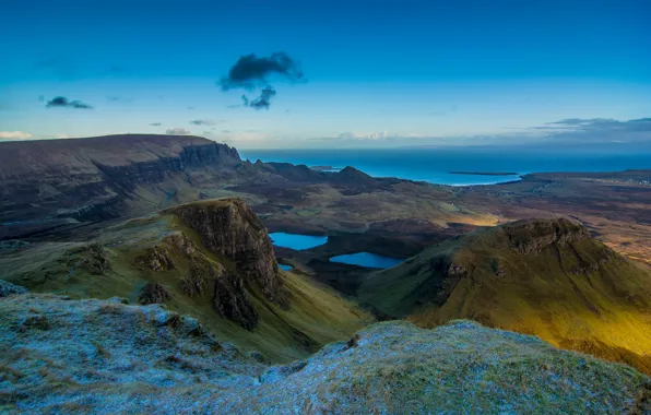 Sea, mountains, nature, Scotland