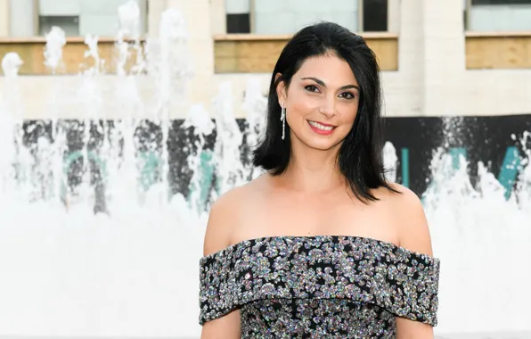 Look, pose, smile, Morena Baccarin, makeup, figure, actress, pose