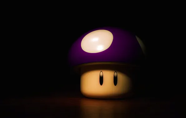 Picture darkness, mushroom, shadow, Mario