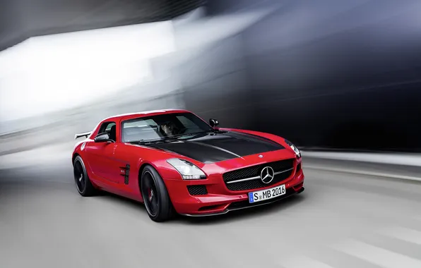 Picture Mercedes-Benz, red, AMG, SLS, C197, Final Edition