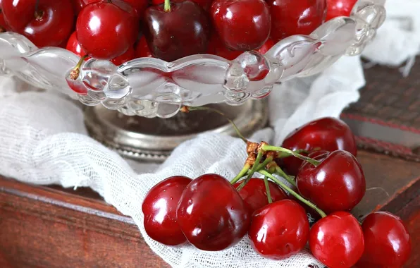 Picture summer, berries, red, cherry