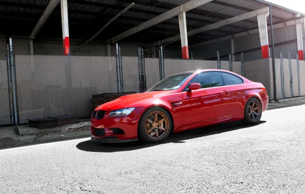 Picture red, bmw, BMW, wolf, red, wheels, drives, Blik