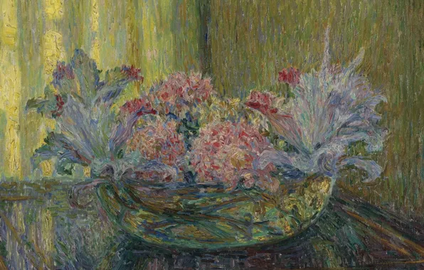 Picture picture, still life, a bouquet of flowers, Henry Le Sedane Products, Henri Le Sidane