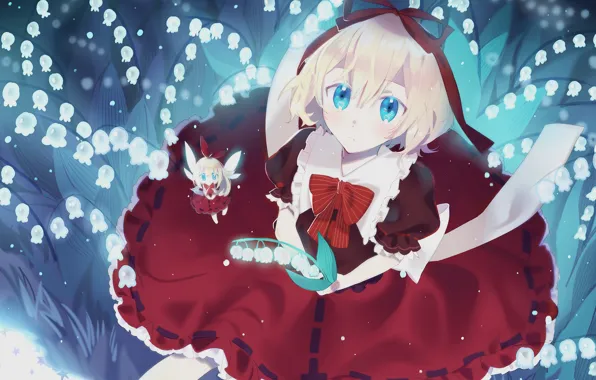 Look, dress, girl, Touhou, Touhou