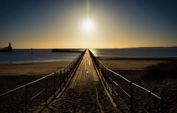 England, Lighthouse, Blyth, South Pier